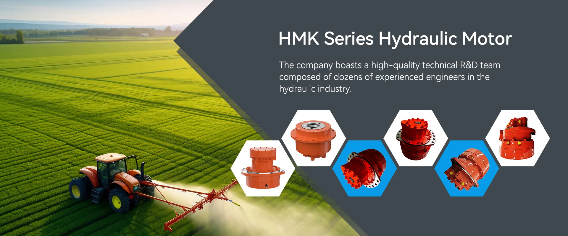 Kiina HMK -sarjan hydraulinen moottori