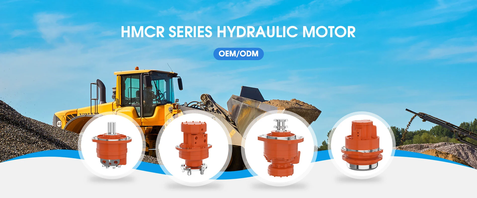 HMCR -sarjan hydraulinen moottorin toimittaja